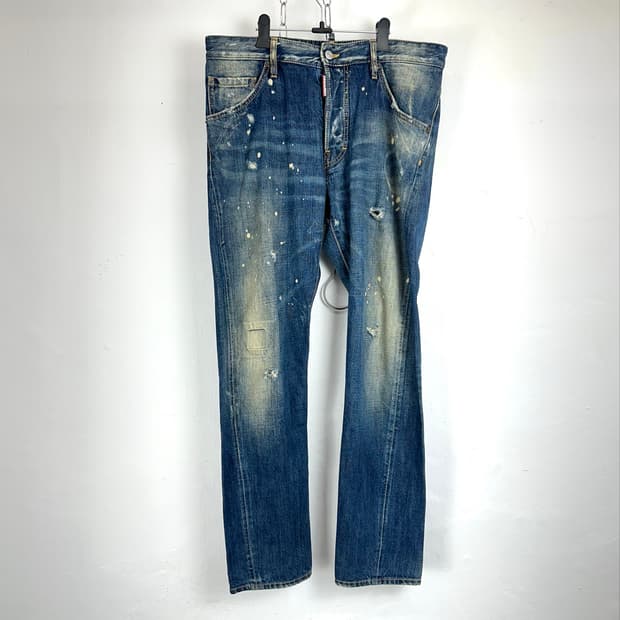Dsquared2 15SS Kenny Twist Paint Denim