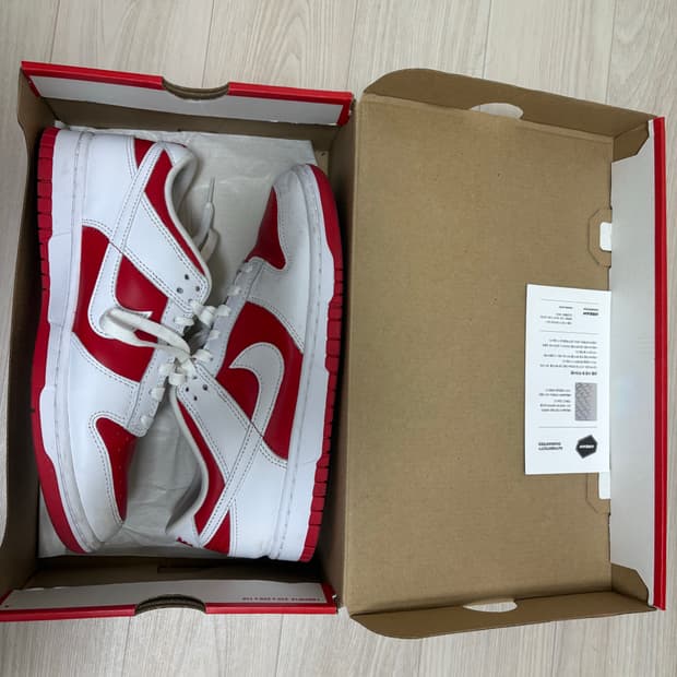 Nike Dunk low Retro Championship Red