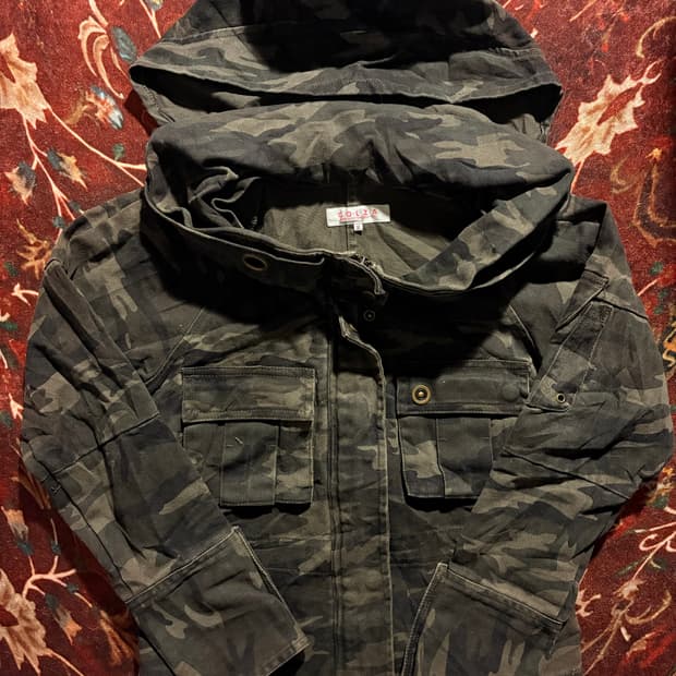 Colza military hoodie jacket