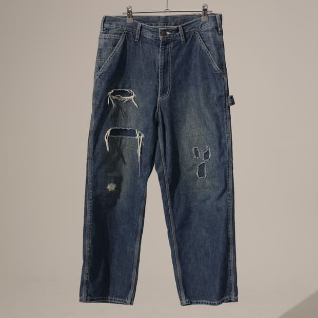 빔즈 데미지 카펜터 데님 팬츠