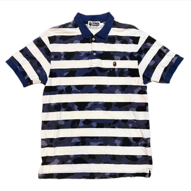 베이프 반팔 카라셔츠