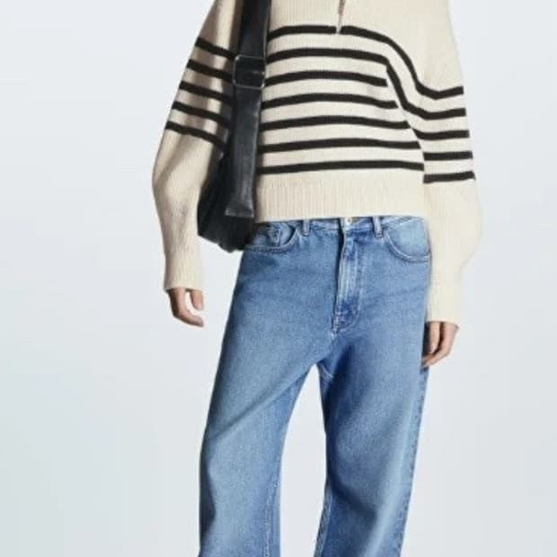 코스 스트라이프 니트 M사이즈