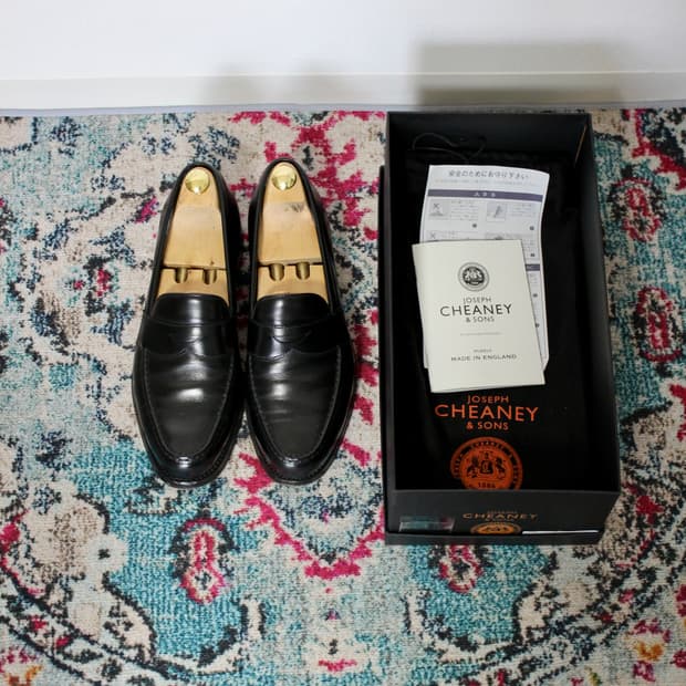 조셉치니 허드슨 블랙 로퍼 8F