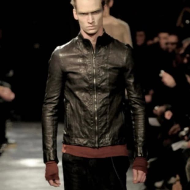 Julius_7 런웨이 초판 레더자켓