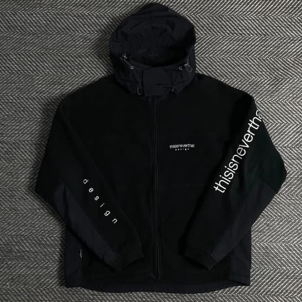 디스이즈네버댓 스펠 빅로고 후드 플리스 자켓o 4865