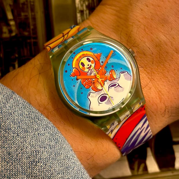 91년판) 빈티지 스와치 젠트 유리 가가린 YURI