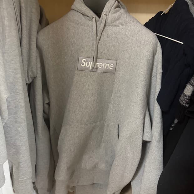 슈프림 박스 로고 후드티