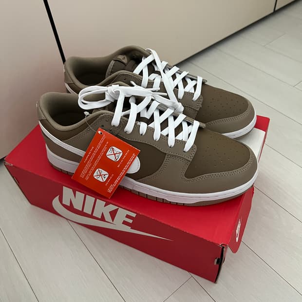 나이키 덩크 로우 레트로 카키 헤이즐 러쉬 280