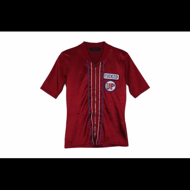 히스테릭글래머 fucked up 반팔 집업 티셔츠