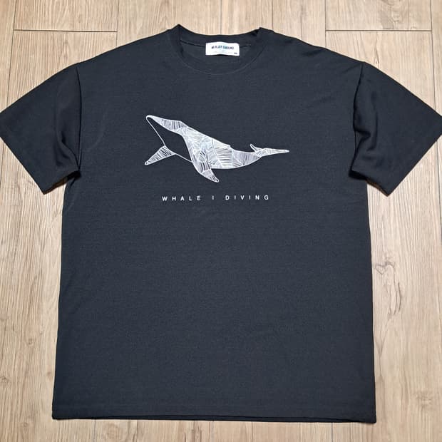 엠플레이그라운드 고래프린트 반팔티 F