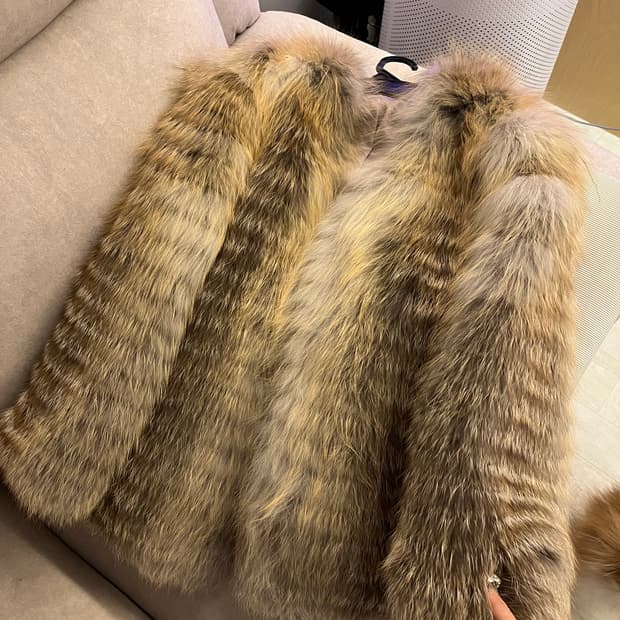 사가폭스 골드로얄 특수종 퍼자켓 sagafox 천연퍼