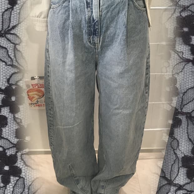 jpn vintage pintuck denim pants