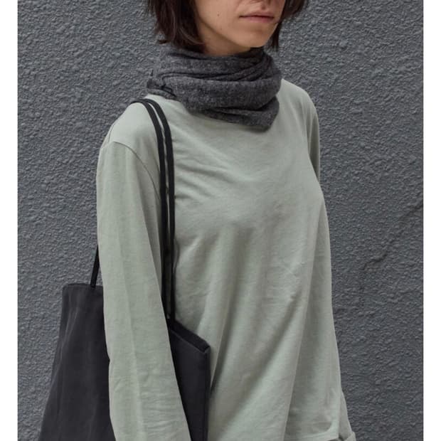 머듈 롱 스카프 그레이