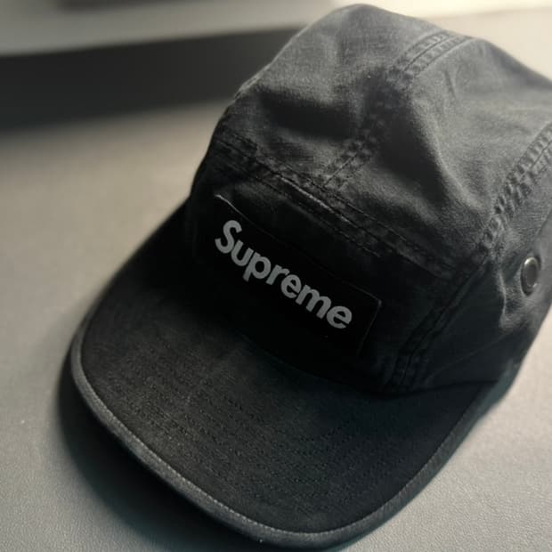 슈프림 25ss 밀리터리 캠프캡 블랙