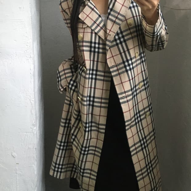 Burberry 버버리 노바체크 트렌치 코트  
