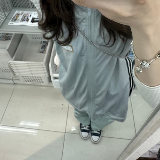 빈티지 아디브레이크 집업 베스트