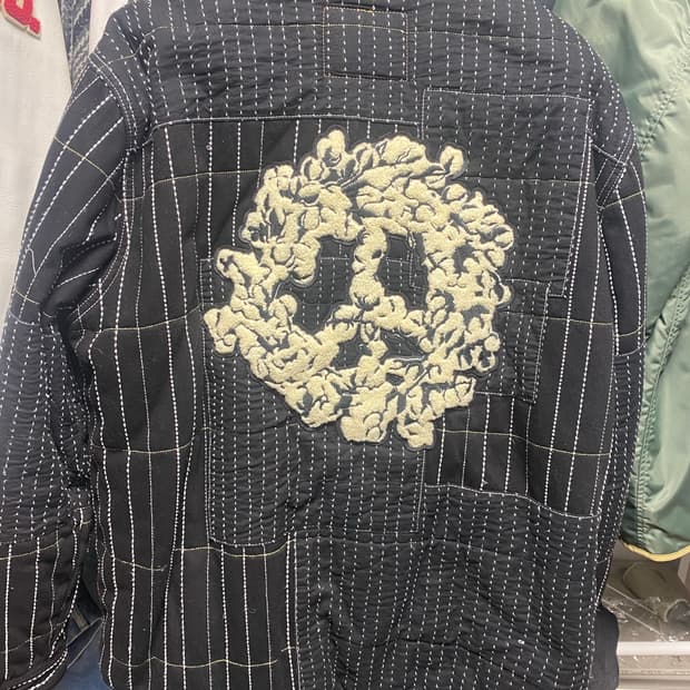 데님티어스 피스 패치워크 패디드자켓