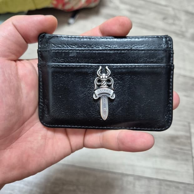 크롬하츠 카드지갑 케이스 블랙