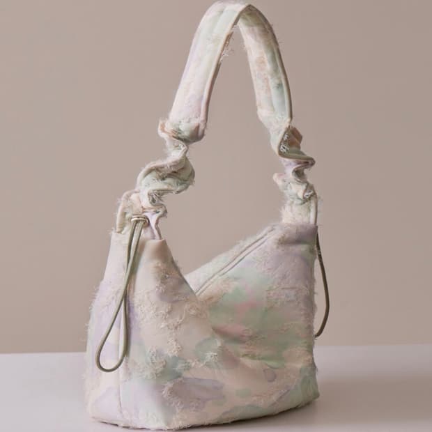 Porcelain bag (Medium) - Purple Green