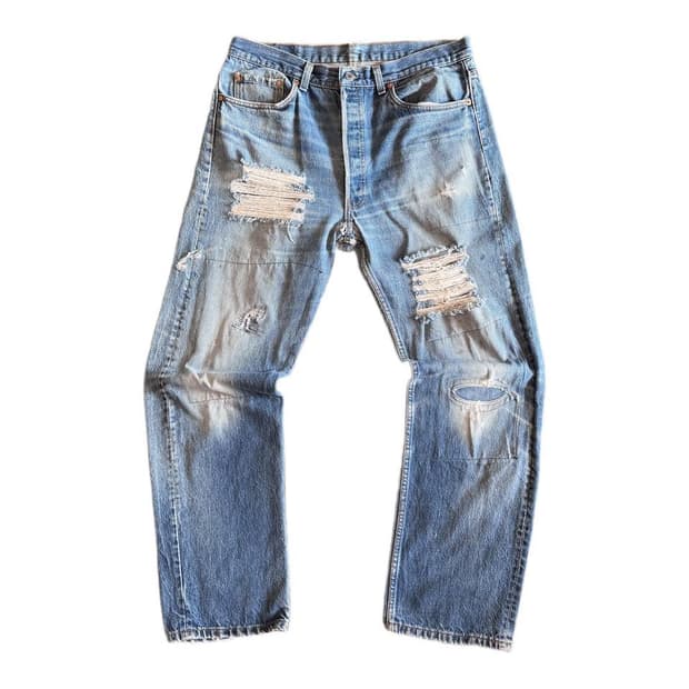 리바이스 501 커스텀 인디고진 (34)