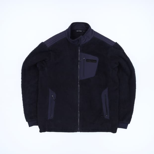 [XL] 노티카 빈티지 보아털 포켓 플리스 후리스 자켓 네이비 3849