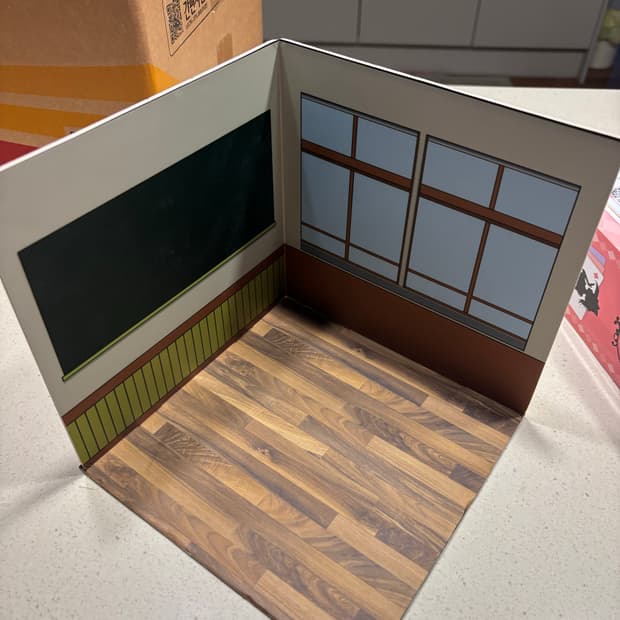 교실 배경 장식장 판