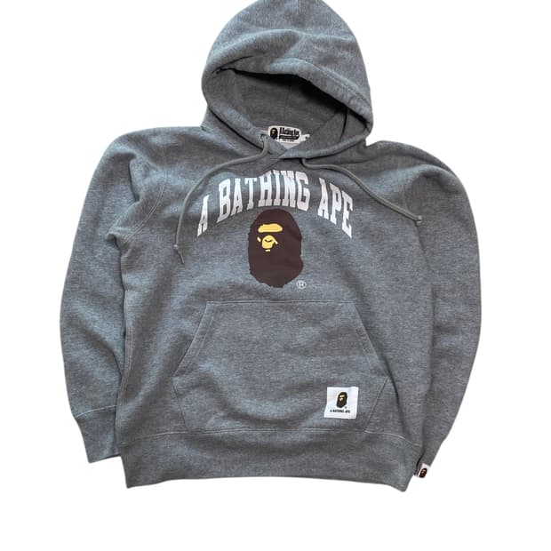 Bape 후드티 그레이 M
