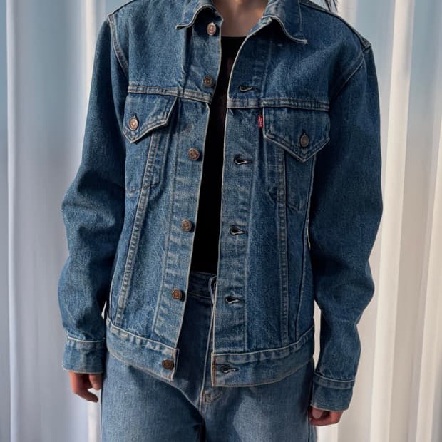 [S]리바이스 USA 오리지널 80s 3세대 데님 자켓