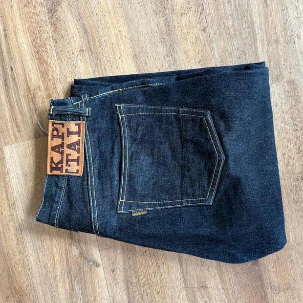 [32] 캐피탈 몽키 시스코 데님 오렌지 셀비지