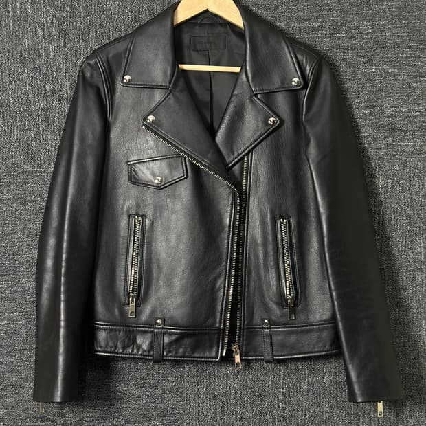 CC collect 가죽 라이더 자켓 블랙 160/66