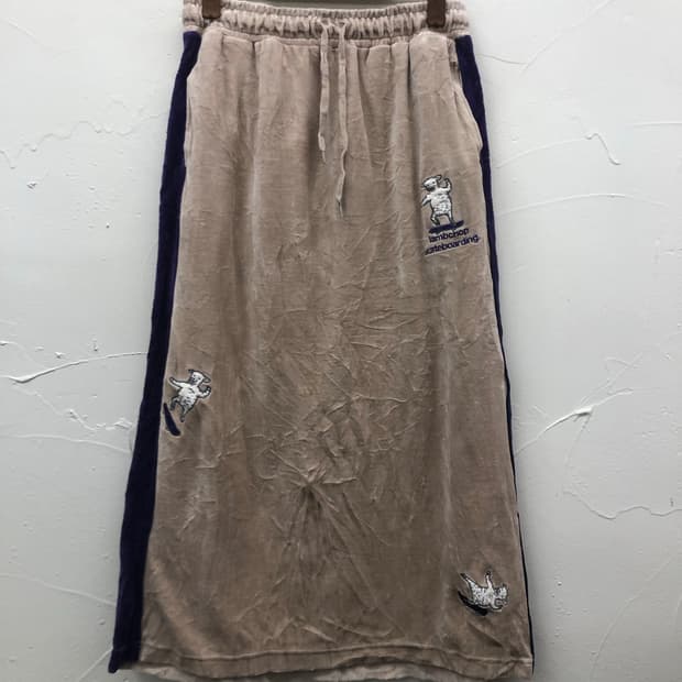 그라니프 lambchop skateboarding 벨벳 밴딩 스커트