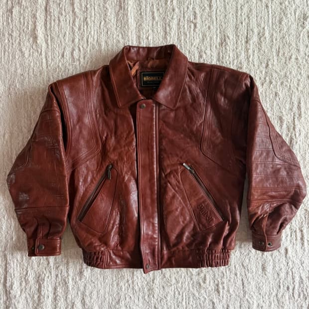 빅벨 양가죽 자켓