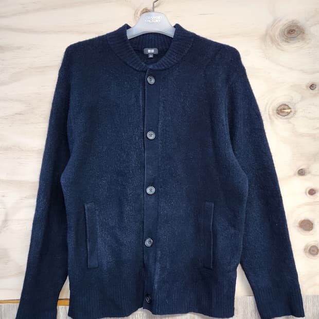 430) 유니클로 남성 버튼 가디건