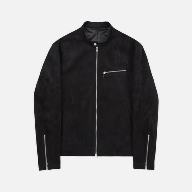 드로우핏 바이커 스웨이드 자켓 L