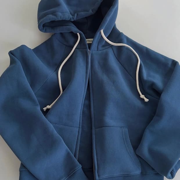 포니테일 Alltime hoodie jacket (indigo)