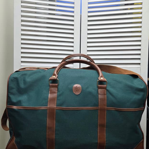 폴로 랄프로렌 포레스트그린 빅 보스턴백