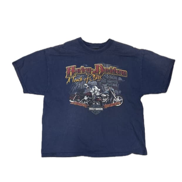 할리데이비슨 A Touch of Class 반팔 네이비