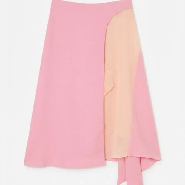 CEDRIC CHARLIER 랩 스커트 36사이즈