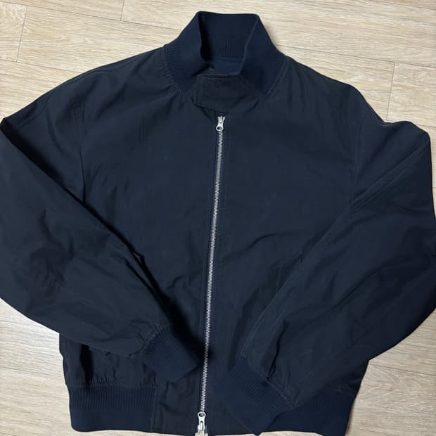 쿠어 립 하이넥 해링턴 자켓 아우터 점퍼 네이비 M