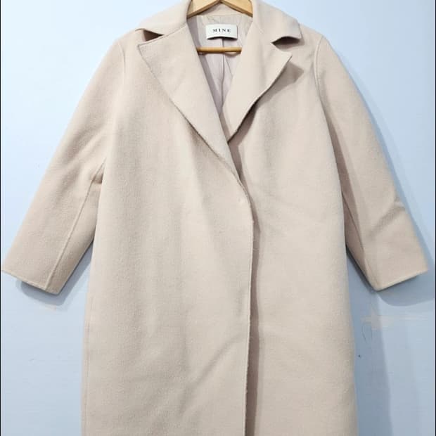 한섬 마인 핸드메이드 오버핏 코트 ~55