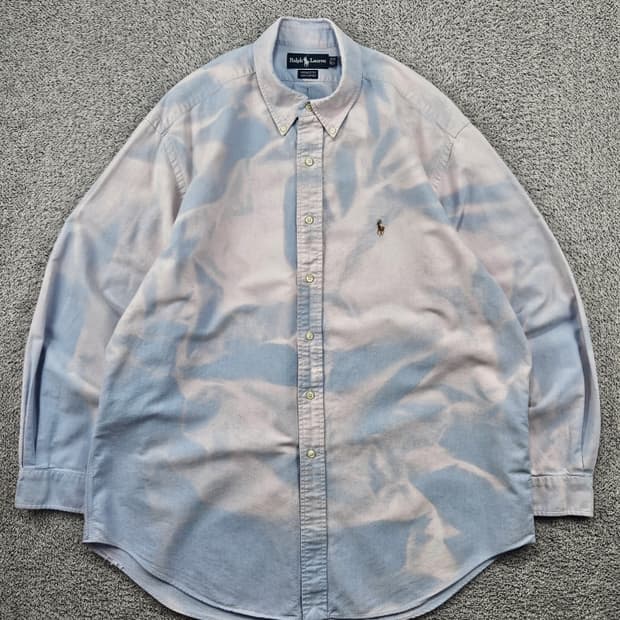 폴로랄프로렌 버튼다운 셔츠 다잉커스텀 (2XL추정) / 11805