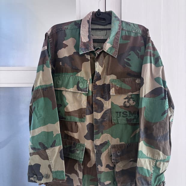 밀리터리 USMC 미해병대 야상 카모
