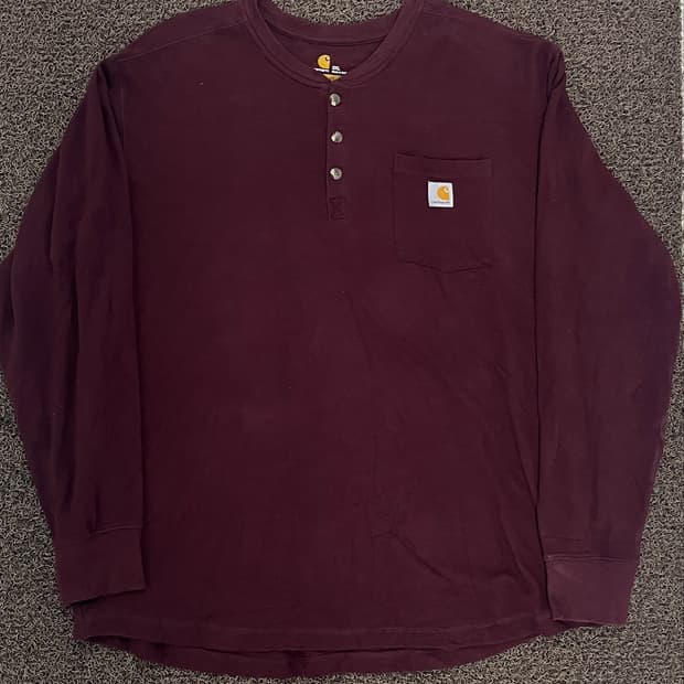 칼하트 헨리넥 긴팔 티셔츠(3XL)