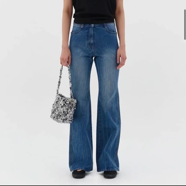 로우클래식 부츠컷데님s새상품