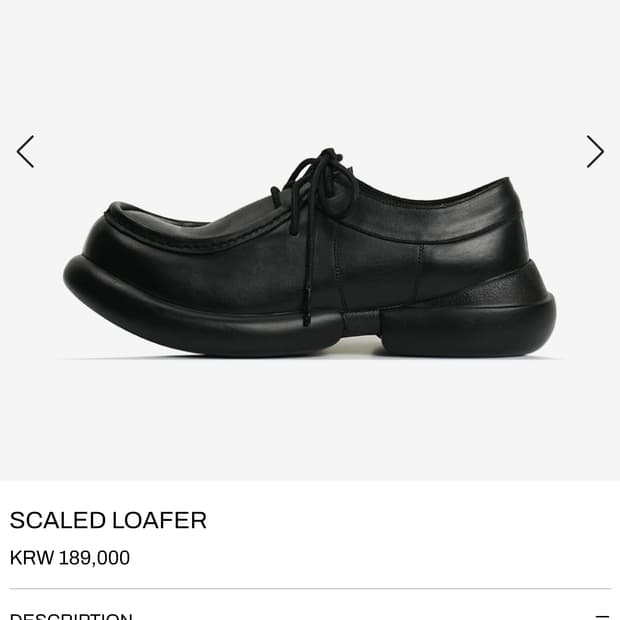 온루 스케일로퍼 SCALED LOAFER275