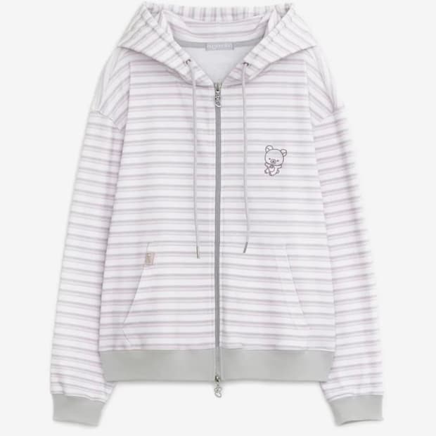 허그유어스킨 코리락쿠마 후드집업 