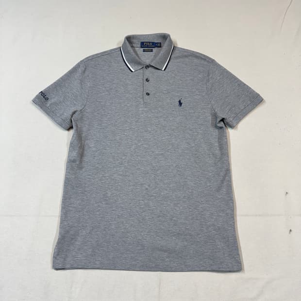 M) 폴로 랄프로렌 클래식 반팔 카라티 PK 그레이