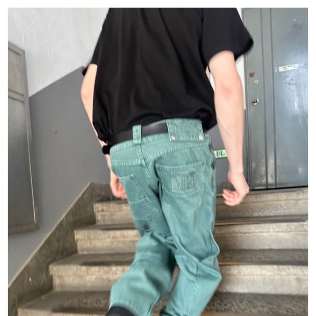 MPa CALF POCKET PANTS (EMERALD) L