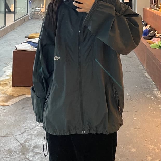 노스페이스 카키 윈드브레이커 바람막이 H463