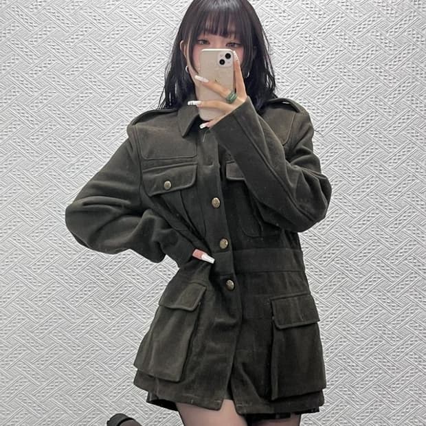 폴로 랄프로렌 90's 밀리터리 사파리 헌팅 워크자켓 M C11011